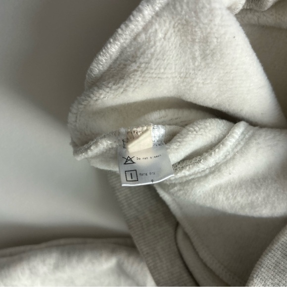 Kids grey fleece crewneck sweater - Picture 4 of 4